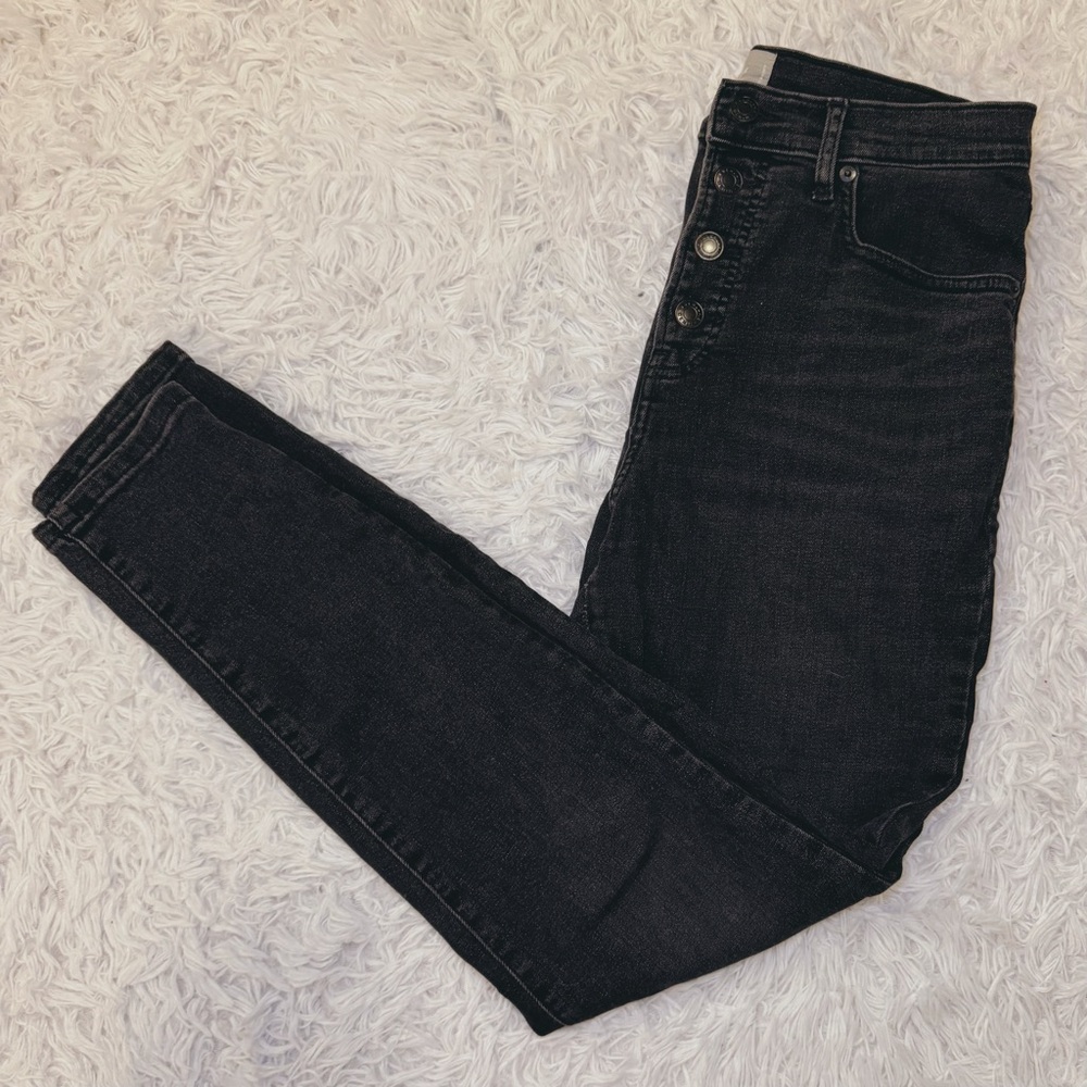 Everlane Women's Black Denim High Waisted Skinny Jeans